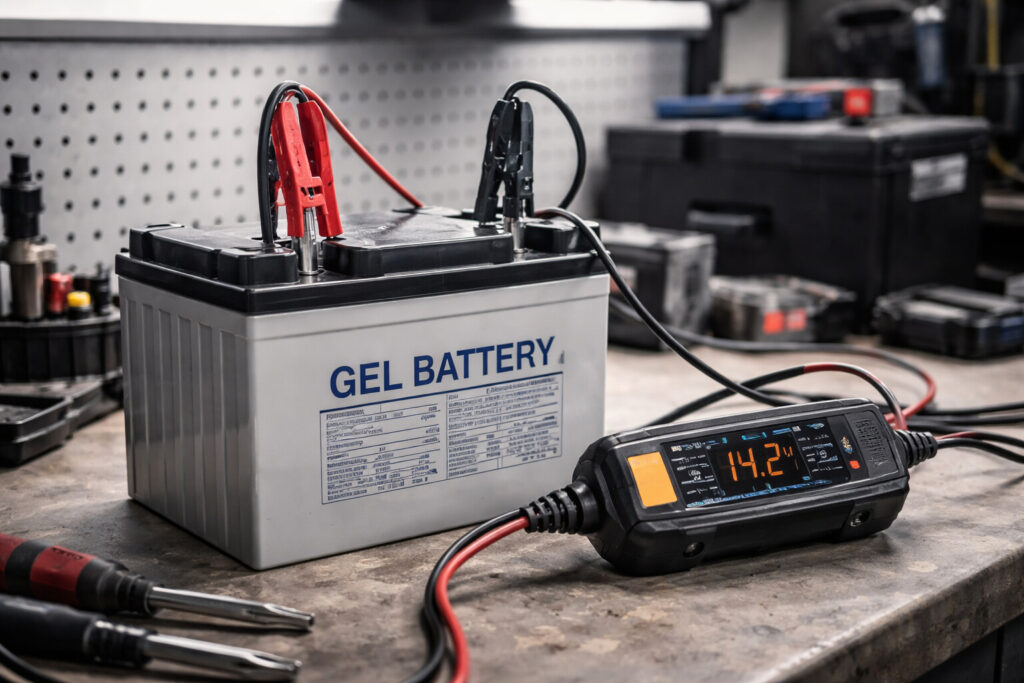 Ładowanie akumulatorów żelowych – napięcie, prąd, algorytm