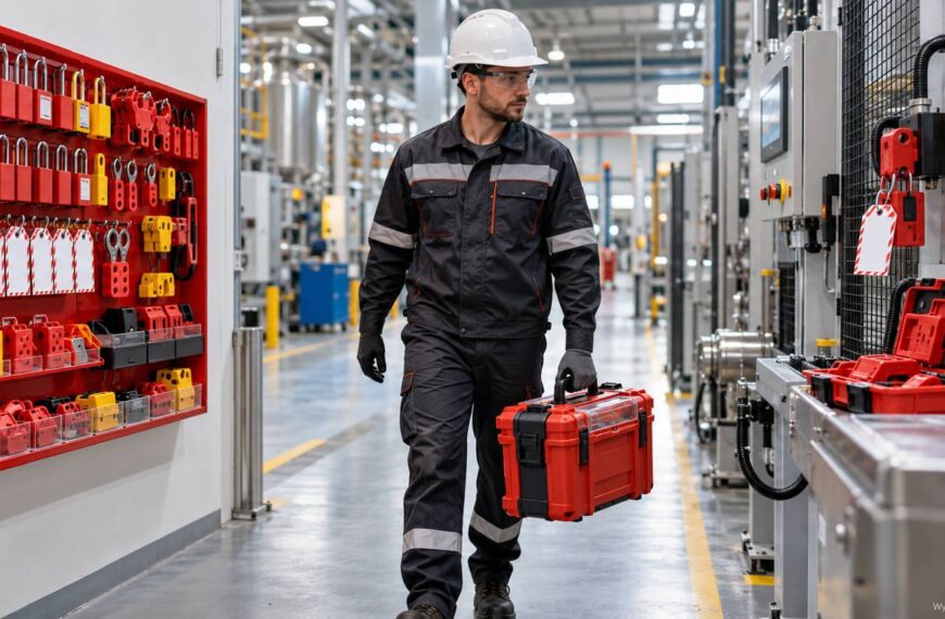 Jak wybrać stację Lockout Tagout - ścienna, przenośna czy zestaw przy maszynie?