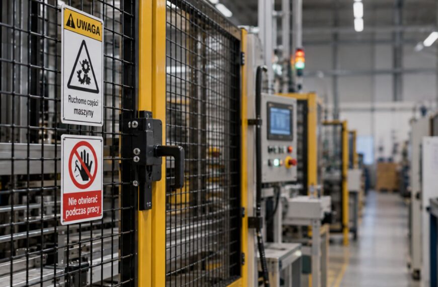 Zabezpieczenia maszyn przemysłowych - rodzaje i działanie